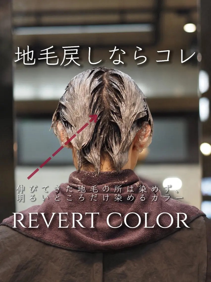 カラー ブリーチ ダブルカラー ブリーチなしカラー ウルフ/レイヤー/ ブリーチカラーのヘアスタイル