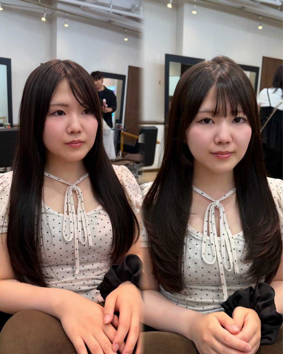ミディアム カット ヘアカラー トリートメント ヘッドスパ ヘアセット レイヤー似合わせ特化 /谷町/妃菜🎀のヘアスタイル