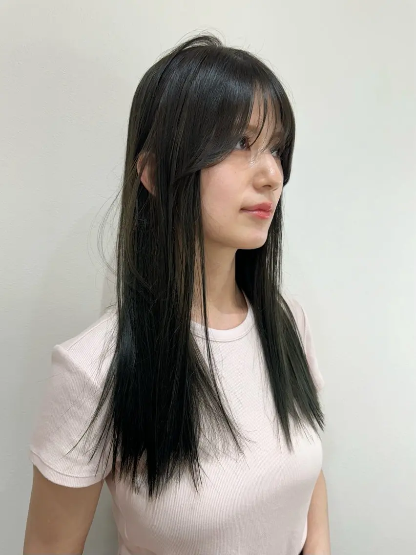 ロング カラー カット ヘアカラー トリートメント 似合わせhair /モガミユナ🎀のヘアスタイル