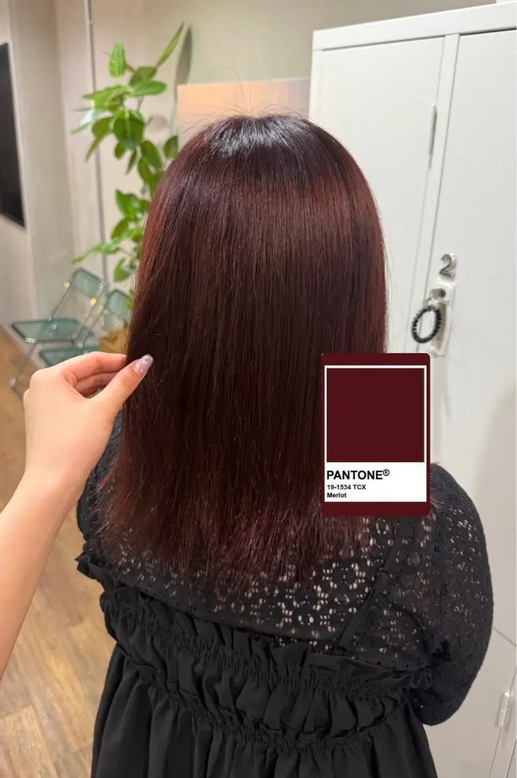 セミロング カラー ヘアカラー トリートメント 🌞Sol🌛玉田 楓のヘアスタイル