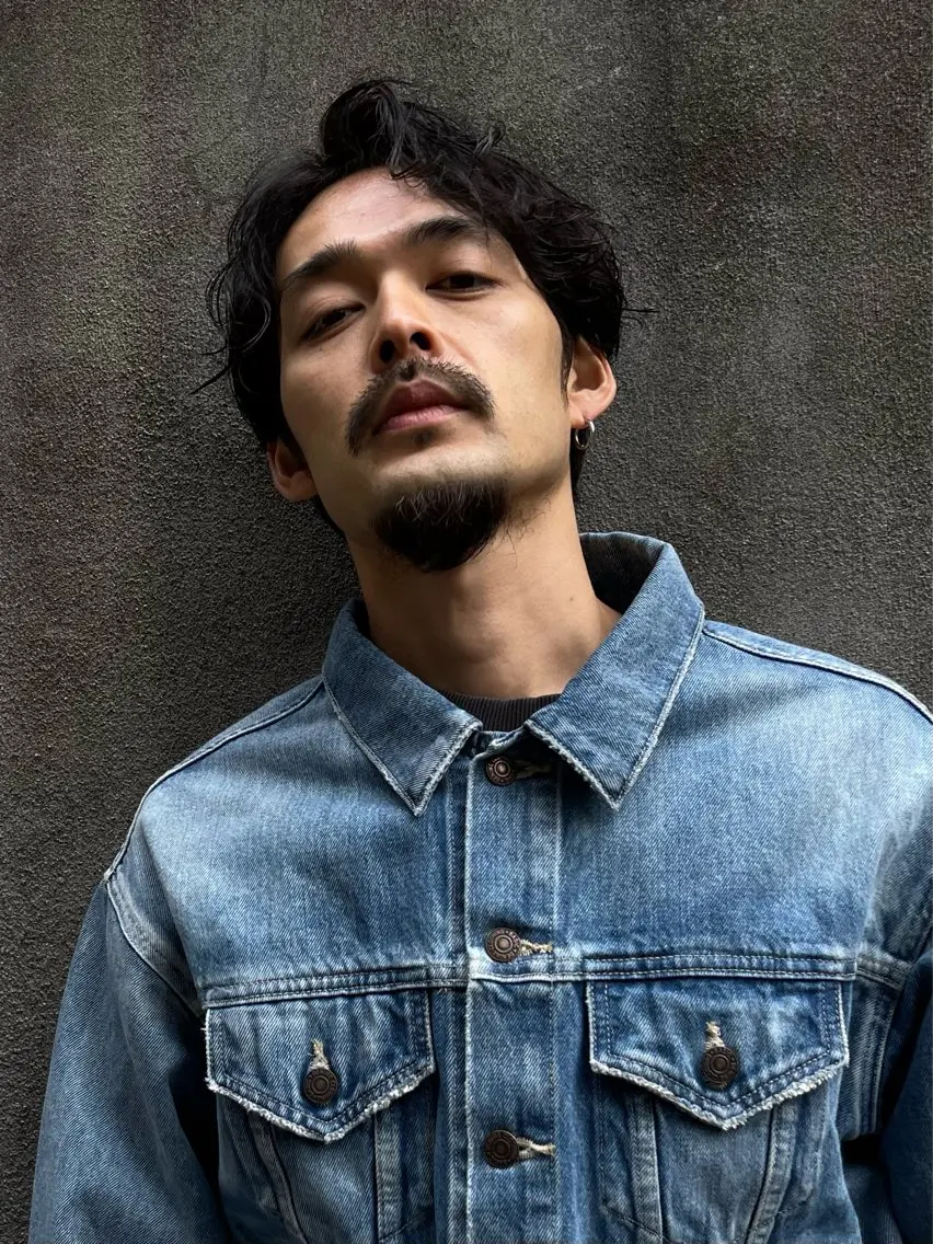 ショート パーマ メンズ カット パーマ 大人メンズパーマ メンズ特化　萱原大幹のヘアスタイル