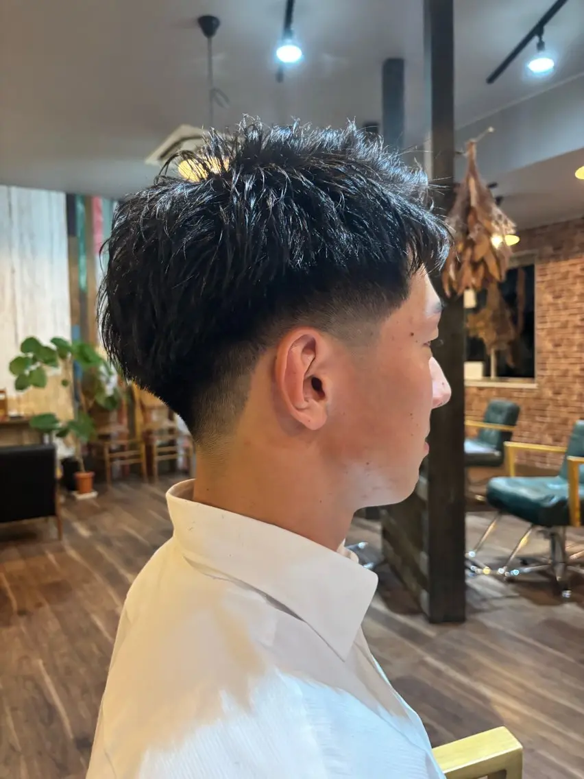 メンズ フェードカット 河村 健太のヘアスタイル