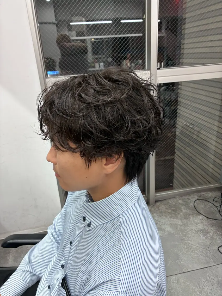 ショート パーマ メンズ メンズパーマ 💈海外風パーマ 💈メンズ/颯太のヘアスタイル