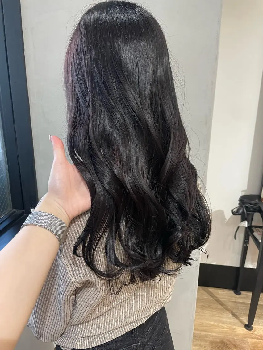 ロング カラー ヘアアレンジ ヘアカラー トリートメント coco♡ 韓国hairのヘアスタイル
