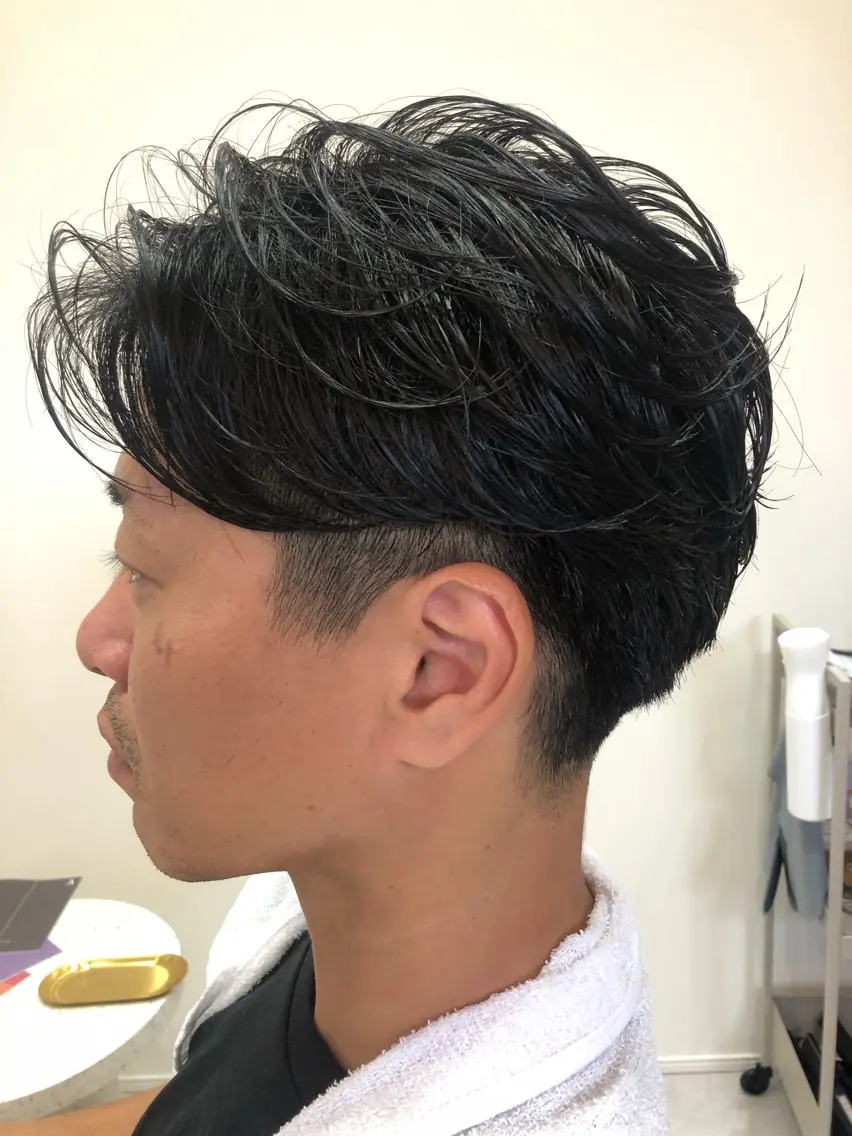 ショート メンズ パーマ sugi tomoのヘアスタイル