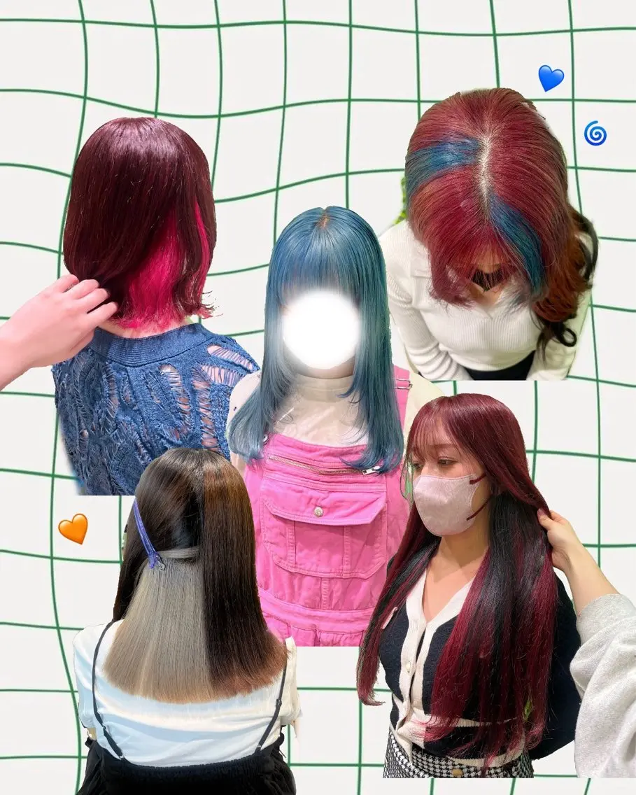 🌈ブリーチ1回+カラー1回【初めてブリーチされる方はこちらがオススメ✨】の写真