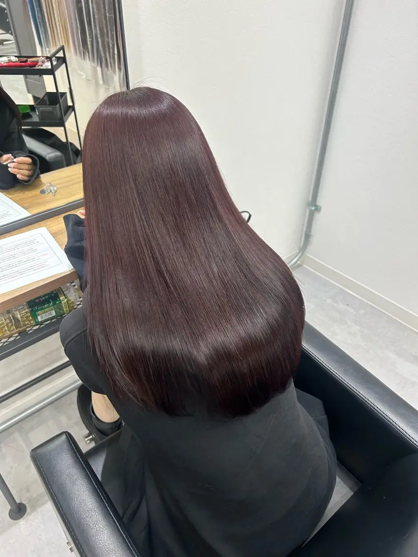 ロング SAKI🎀NEXT 池袋/韓国風カラーのヘアスタイル