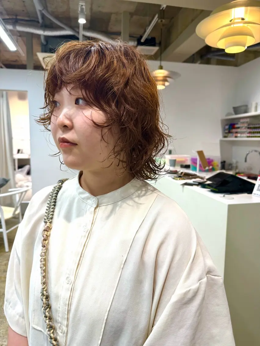 ショート パーマ カット パーマ トリートメント 可愛いパーマスタイル といえばISSEYのヘアスタイル