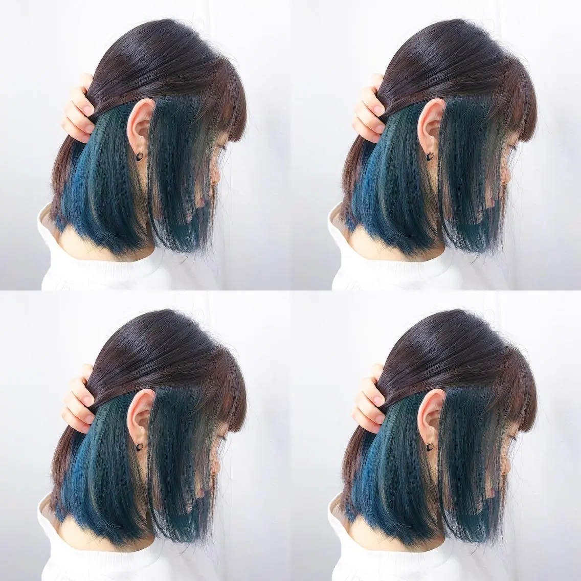 ミディアム カラー ヘアアレンジ ヘアカラー トリートメント TAKUMAブリーチ /切りっぱなし🪽のヘアスタイル