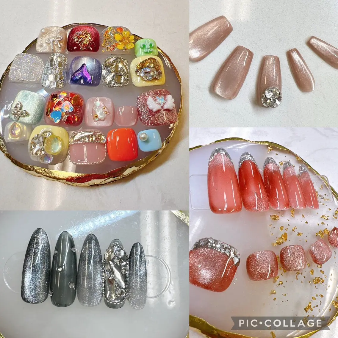 ネイル フットネイル フレンチネイル ジェルネイル ガラスフレンチ キラキラネイル Queeens nailのネイルデザイン