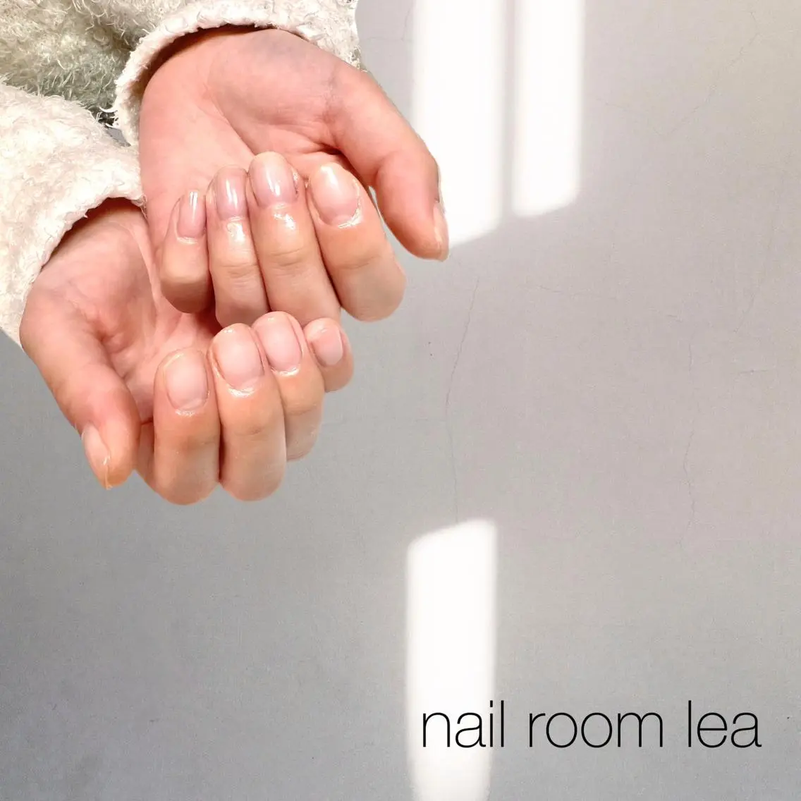 クリア(自爪風ネイル)💅 オフなしの写真