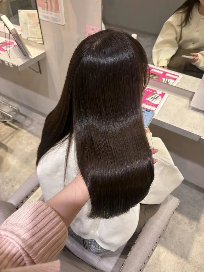 🎀🪽透明感up♡うる艶上品カラー🪽🎀　　｛モデル限定メニュー｝の写真
