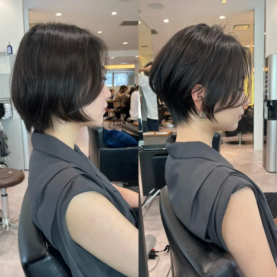 ショート カット 襟足でお悩みの方✂︎ くびれ職人ハシモトのヘアスタイル