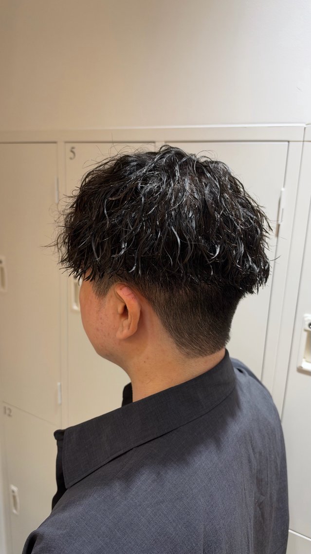 ショート パーマ メンズ カット パーマ 縮毛矯正⚡️メンズ パーマ/ようせいのヘアスタイル
