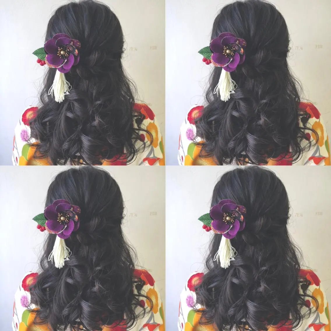セミロング ヘアアレンジ ハーフアップ ヘアセット 🌷MAYU 🌷のヘアスタイル