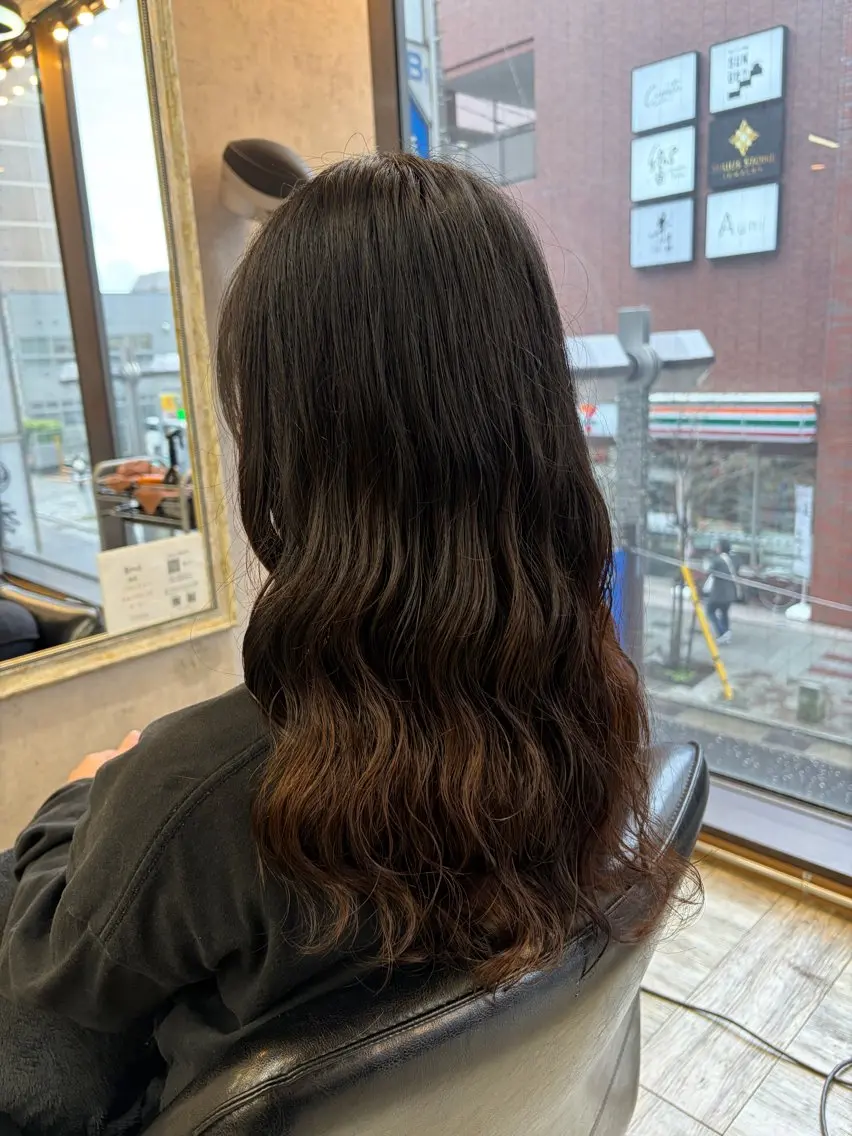 ロング パーマ カット パーマ 🌻柳谷 心渚🌻のヘアスタイル