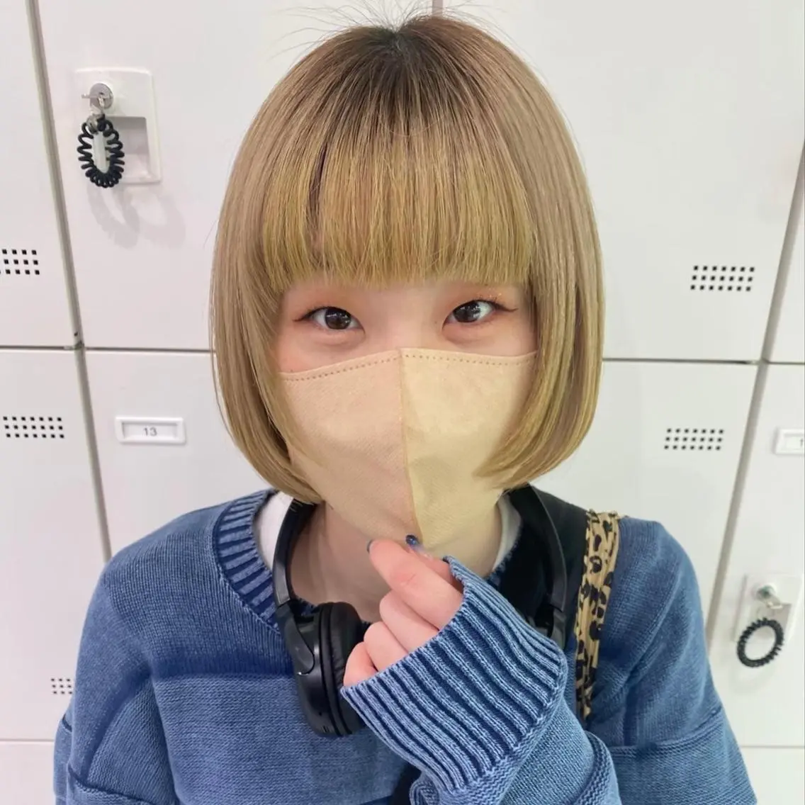ショート カラー カット 🌼リナ🌼赤み消し オリーブ/ブラウンのヘアスタイル