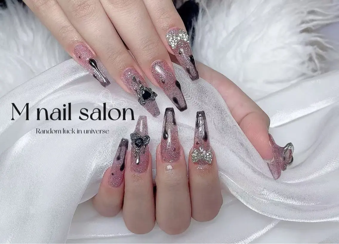 ネイル ハンドネイル M🌷nail 長さだし専門店のネイルデザイン