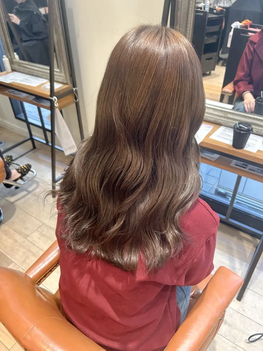 ロング カラー カット ヘアカラー はるか/ trスタイリストのヘアスタイル