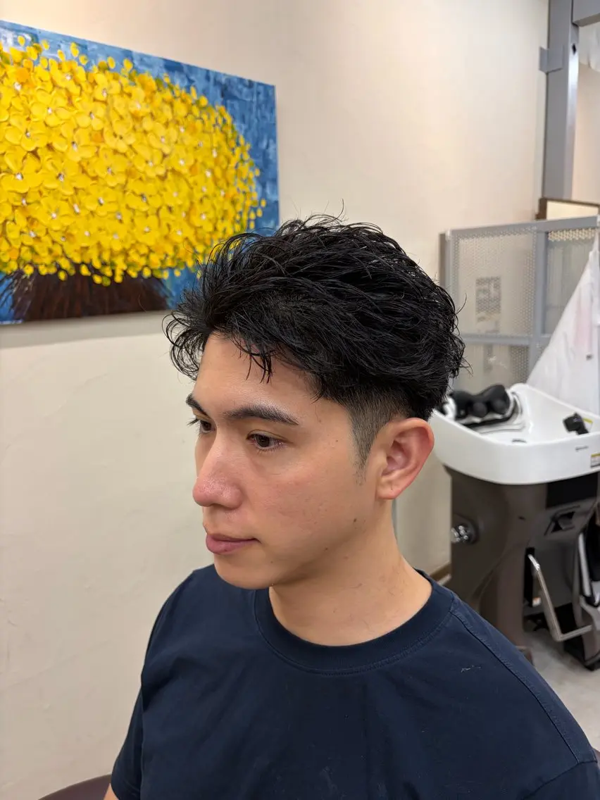 ショート カット パーマ 川合 泰世のヘアスタイル
