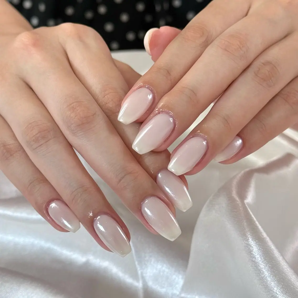ネイル ミラーネイル ワンカラーネイル ハンドネイル .i salon ayameのネイルデザイン