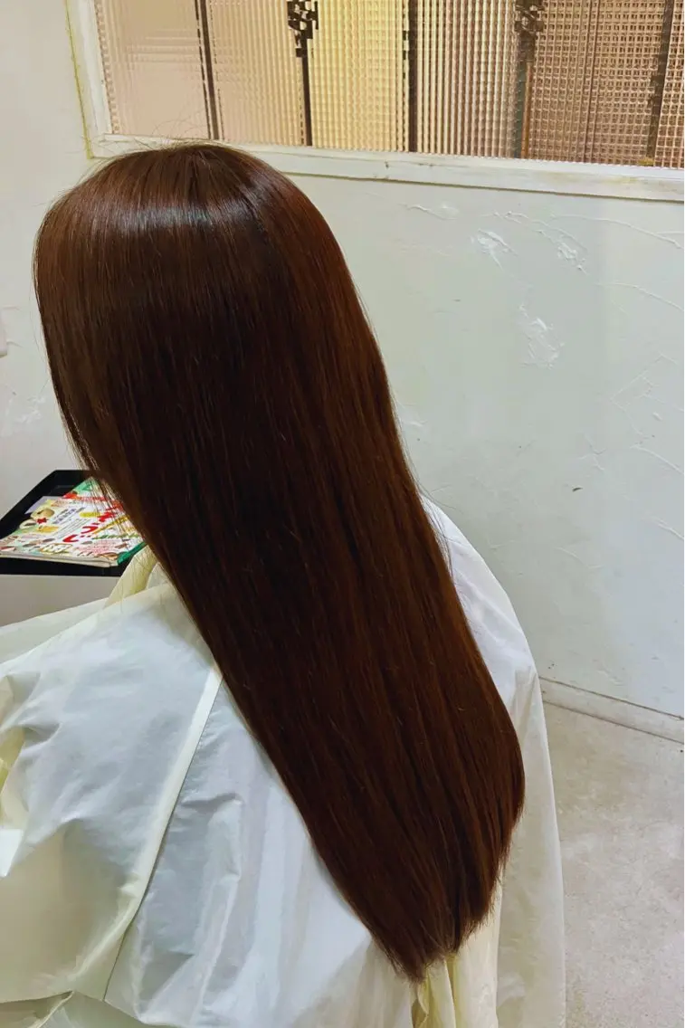ロング カラー 髪質改善 カット ヘアカラー トリートメント LITTLE BRIO. さこのヘアスタイル