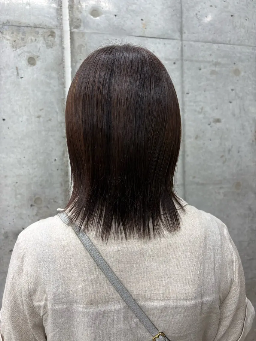 カラー ブリーチ 村上 心菜のヘアスタイル