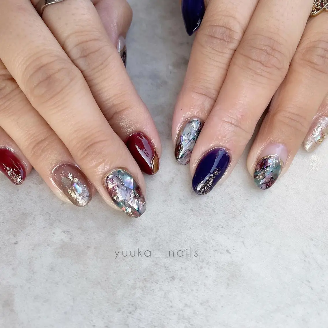 ネイル キラキラネイル yuu nailのネイルデザイン