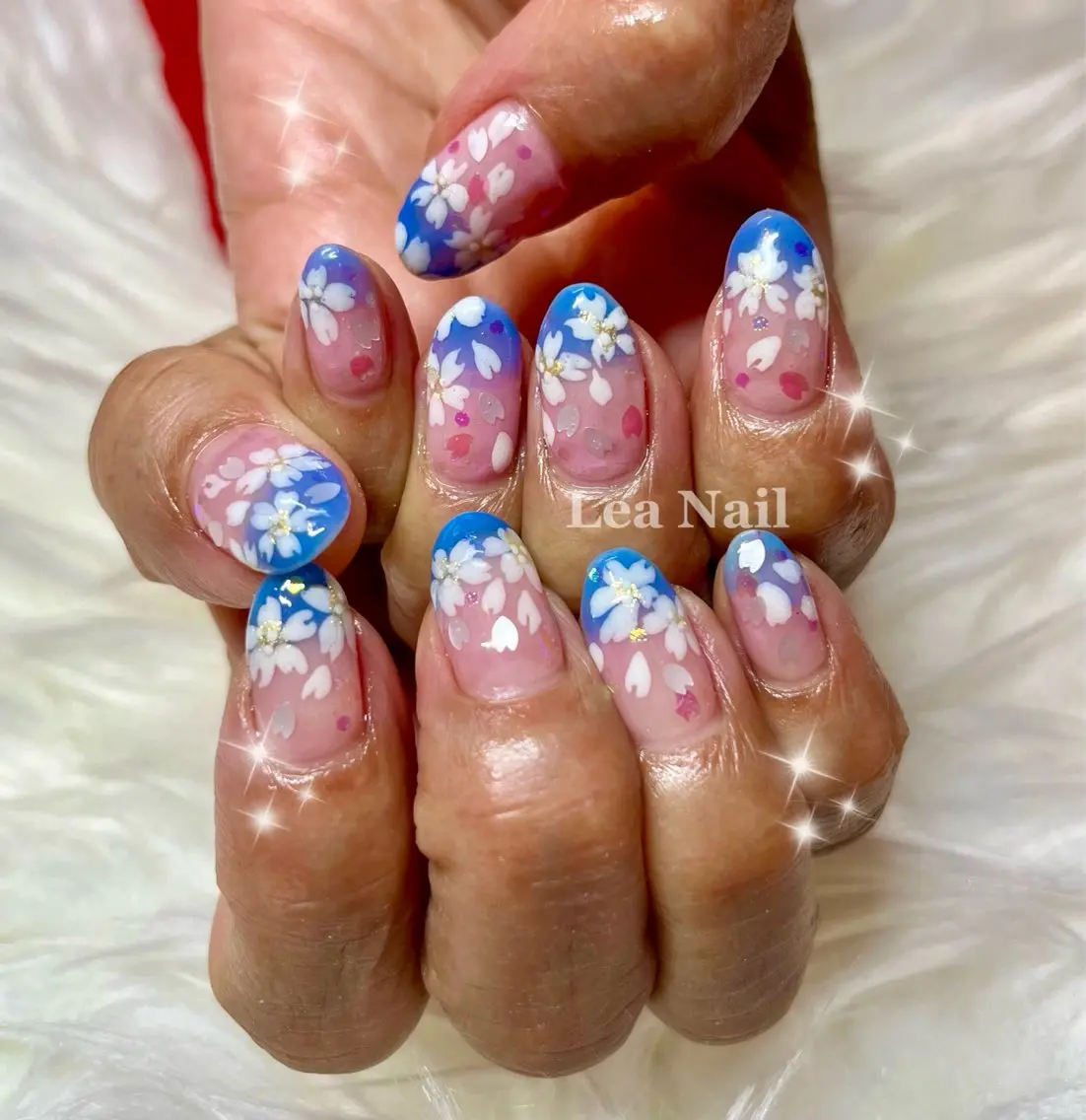 ネイル 桜ネイル 春ネイル Lea Nailのネイルデザイン