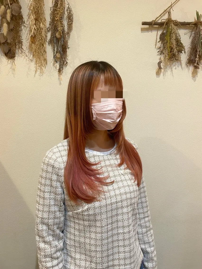 ロング 中村 樹菜のヘアスタイル