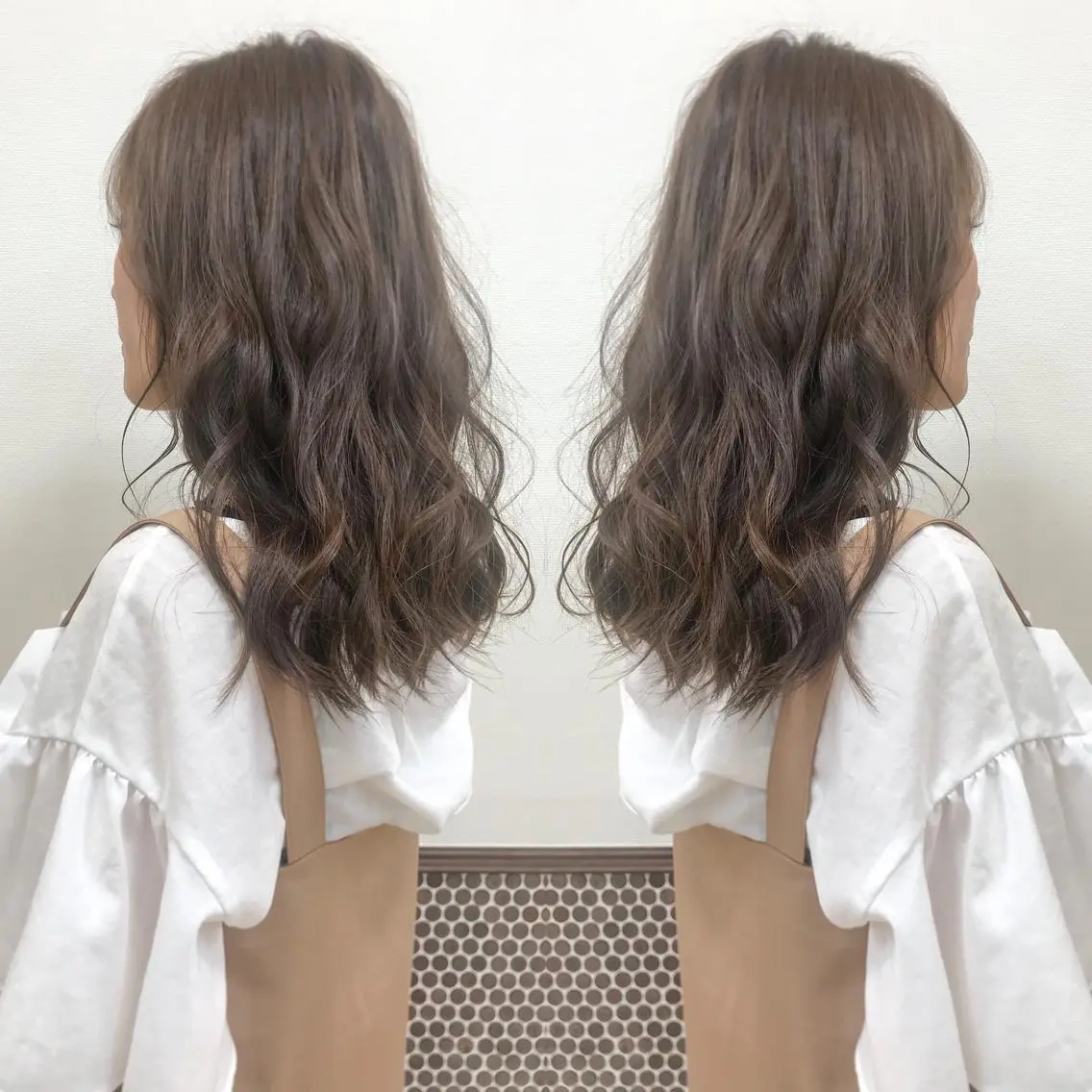 ロング カラー 似合わせ/透明感カラ ー/QUATRO谷口のヘアスタイル
