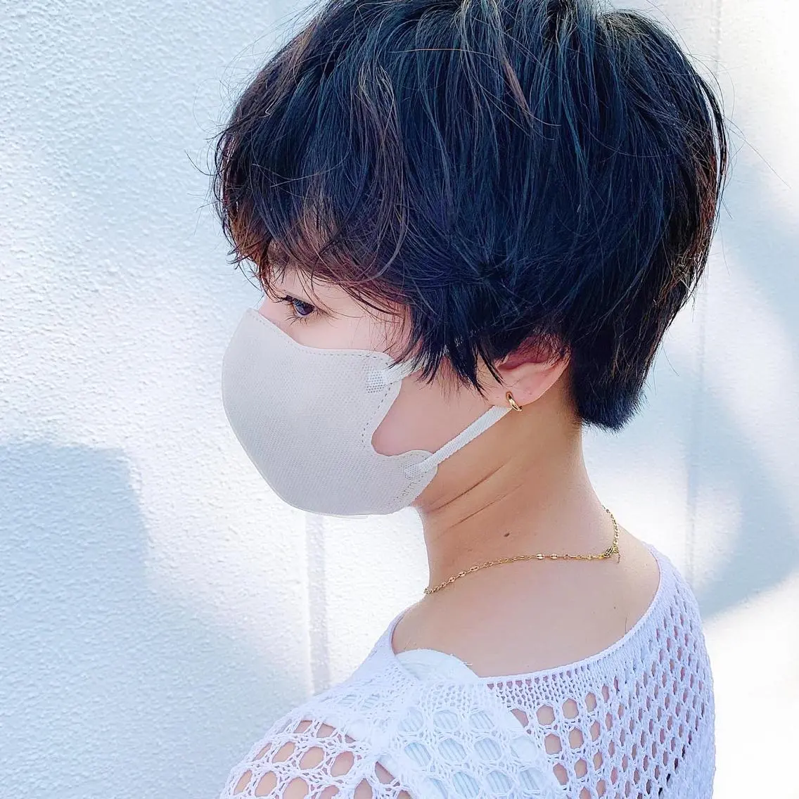ショート パーマ 中川 竜誠のヘアスタイル