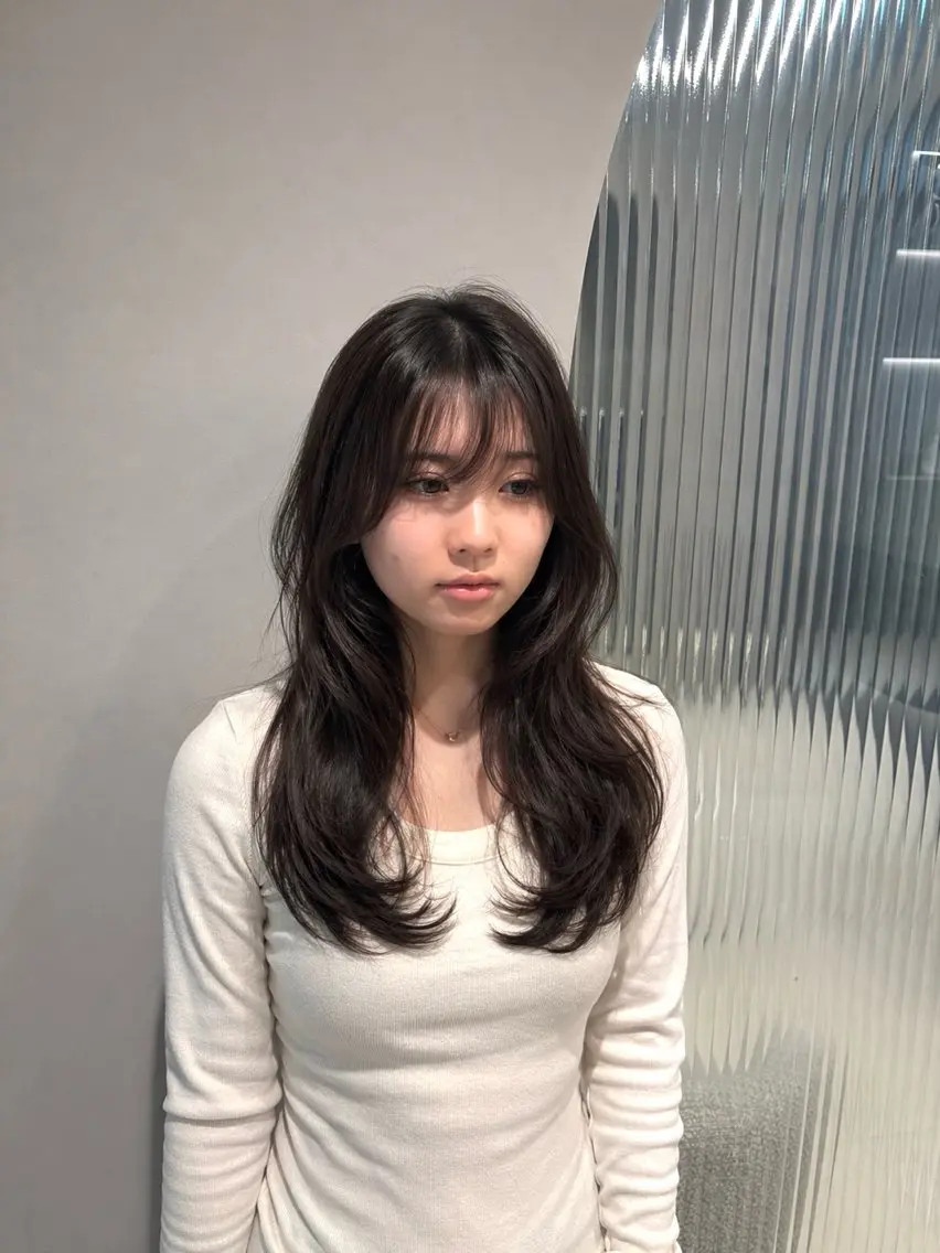 ロング ✂️地毛風ストレート 髪質改善枝松　凌✂️のヘアスタイル