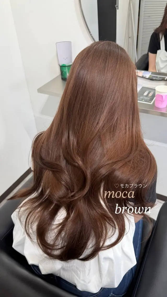 ロング カラー ヘアカラー ♥韓国カラー うる艶 久留米　YUI♥のヘアスタイル