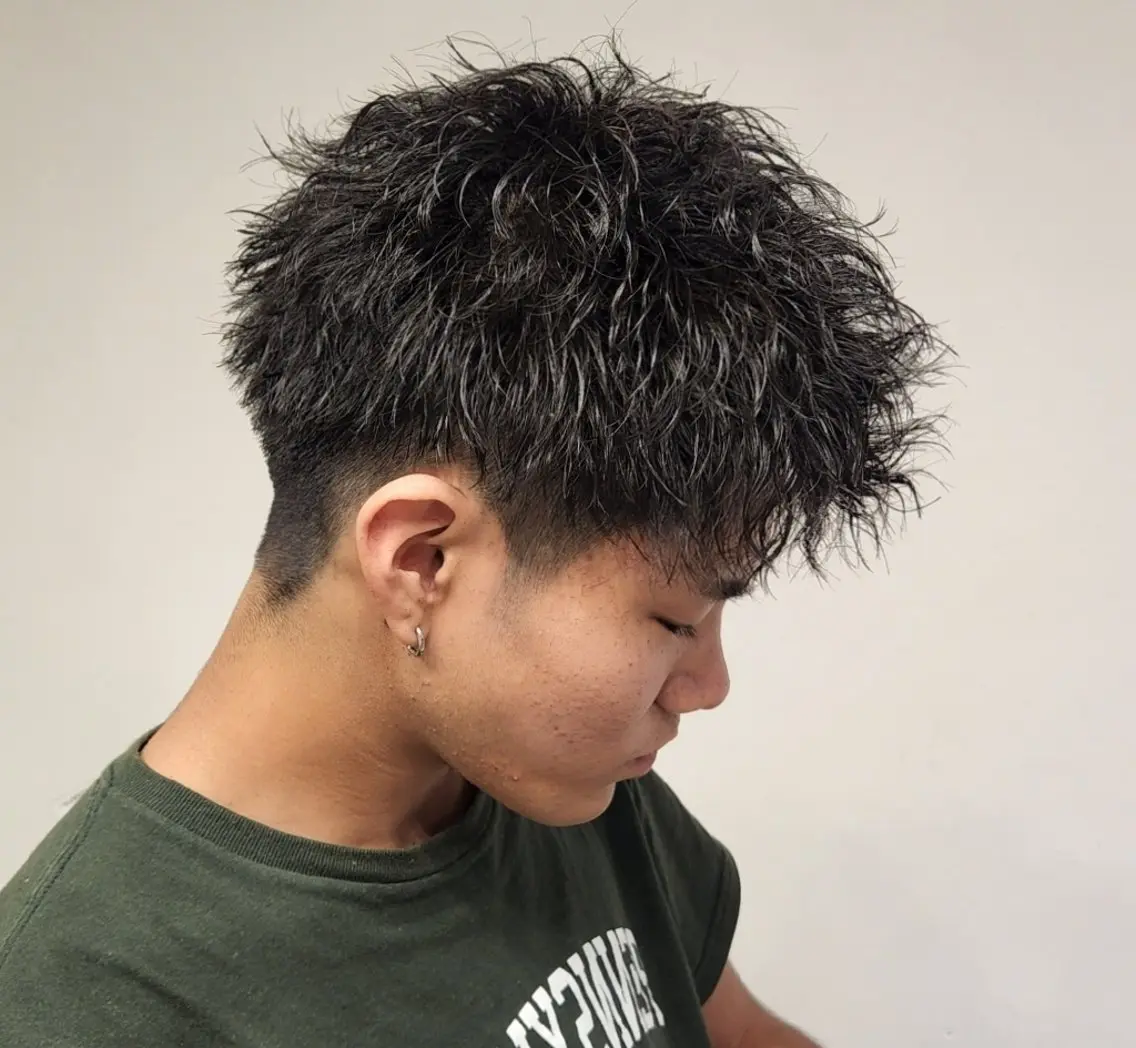 メンズ ショート パーマ 【イケメン風パーマ】 SHOFYのヘアスタイル