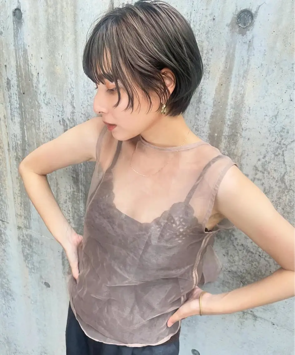 ショート カットモデル/カラー rionのヘアスタイル