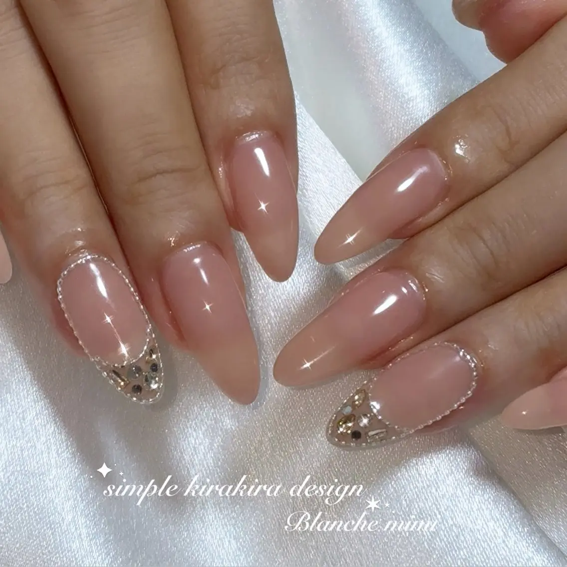 ネイル ハンドネイル Blanche mimi.u_aのネイルデザイン