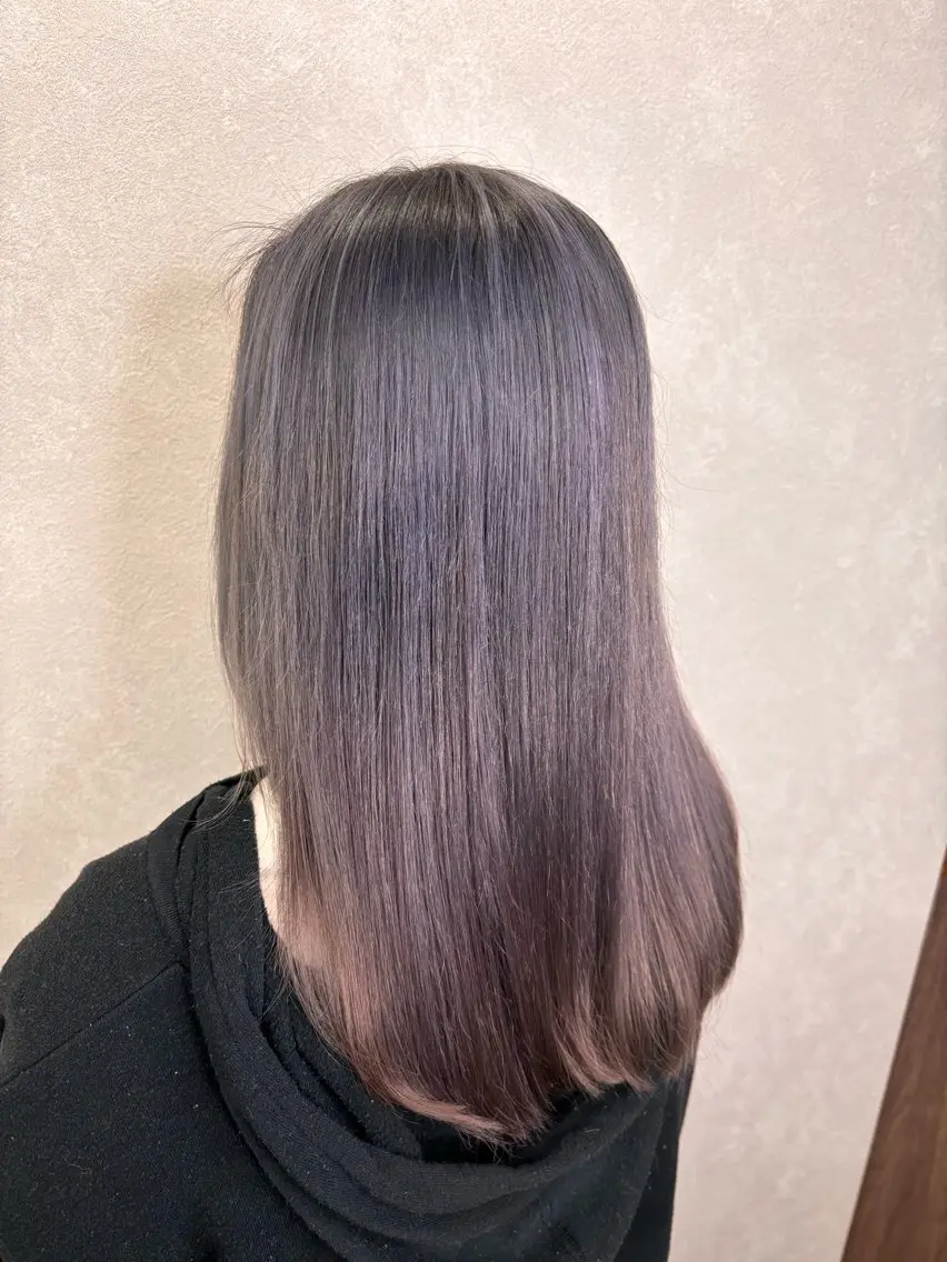 セミロング シールエクステ エクステ ハイライト 髪質改善 レイヤーカット ヘアカラー エクステ*美髪サロン KR2S河内長野店長のヘアスタイル