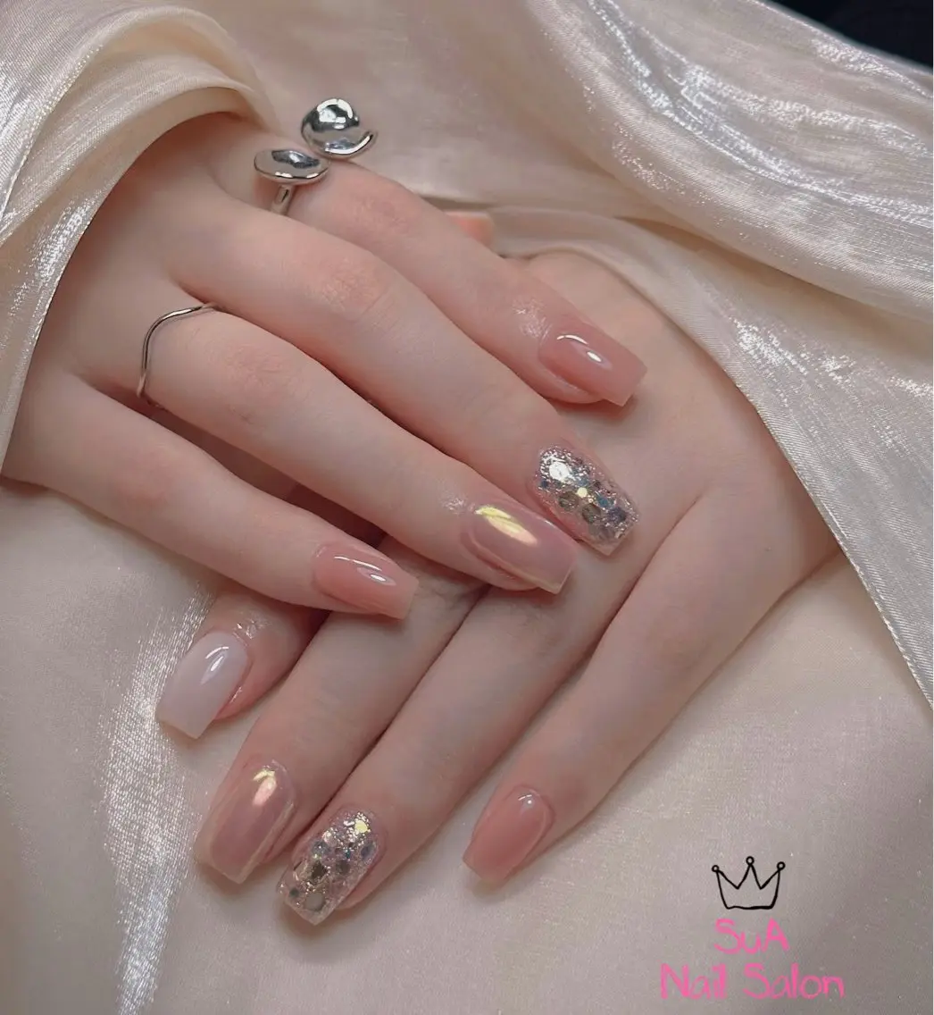 ネイル フラッシュネイル ジェルネイル マグネットネイル ミラーネイル SuA Nail Salonのネイルデザイン