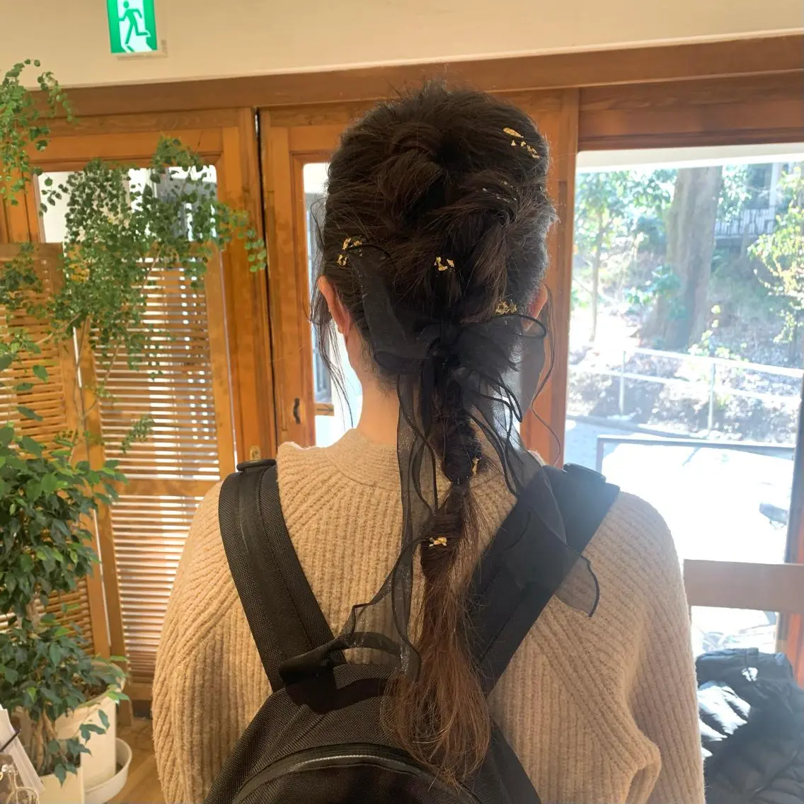 ヘアアレンジ ポニーテール ヘアセット ショート🌼パーマ 本間正子のヘアスタイル