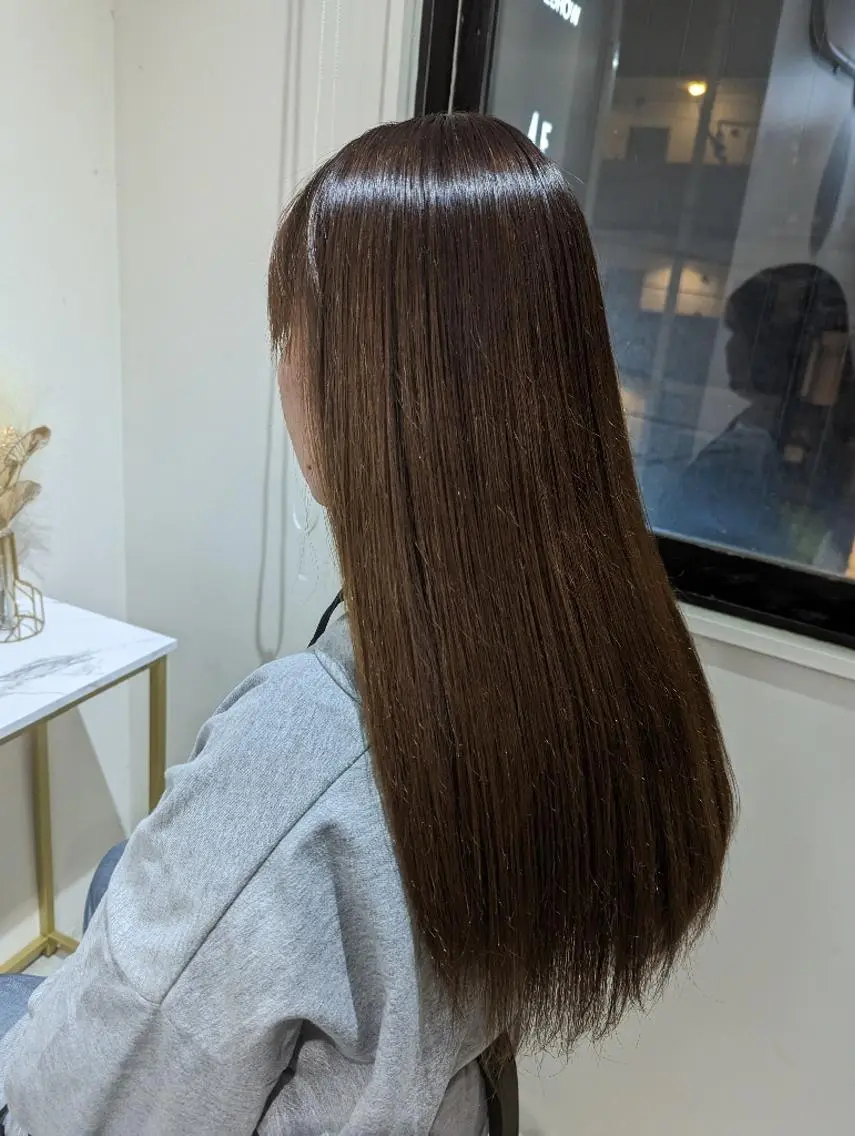 【カット+縮毛矯正+3step treatment】の写真