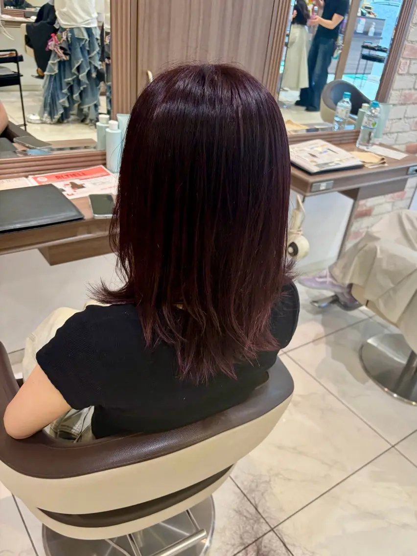 カラー ラベンダーカラー 🌻✨🍉Ash 新杉田🍉🌻✨山本のヘアスタイル