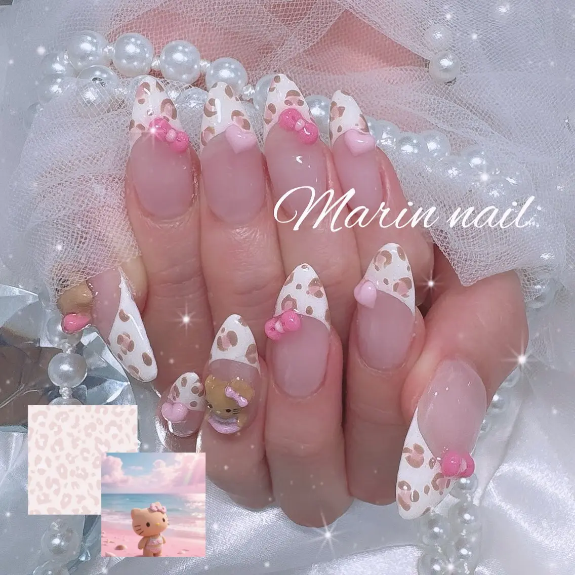 ネイル 長さ出し ハンドネイル Marin nailのネイルデザイン