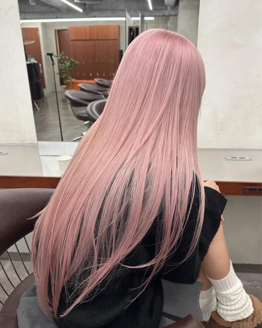 ロング カラー アッシュ ベージュカラー ブリーチ ケアブリーチ ダブルカラー カット ヘアカラー トリートメント ブリーチ ハイトーン 特化🌈フジタハルキのヘアスタイル