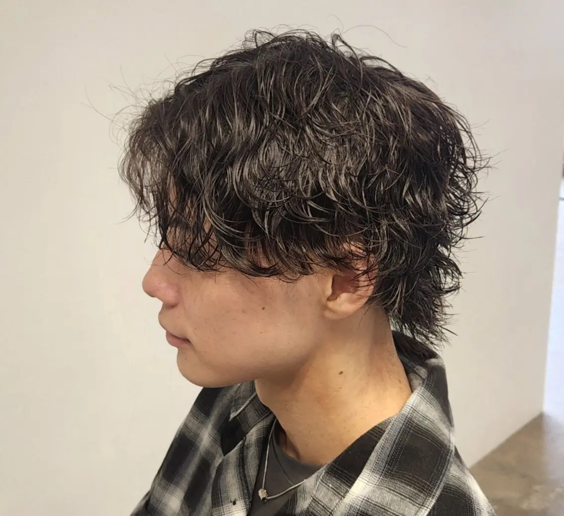 ショート パーマ メンズ 【イケメン風パーマ】 SHOFYのヘアスタイル