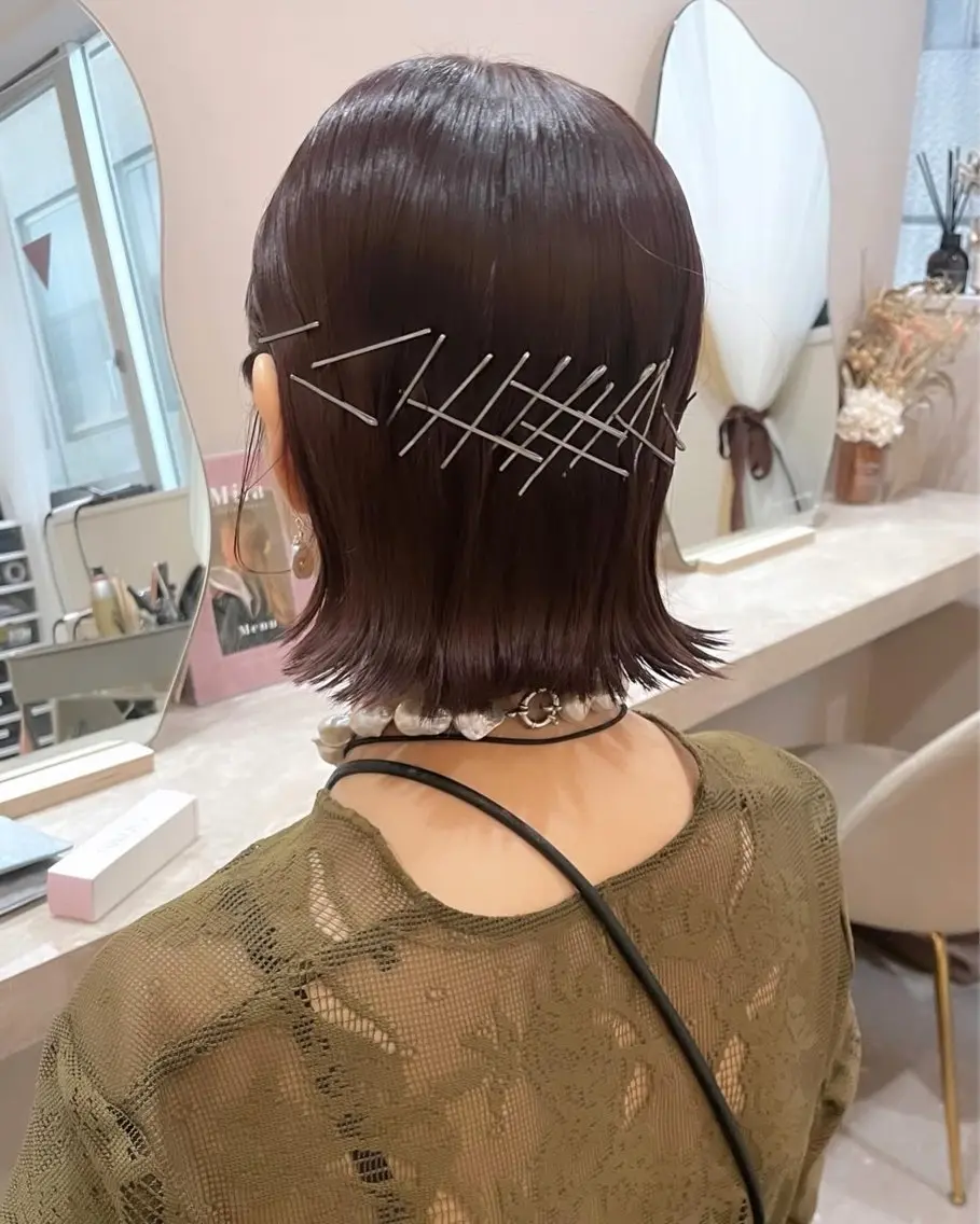 ミディアム Mila chihiroのヘアスタイル