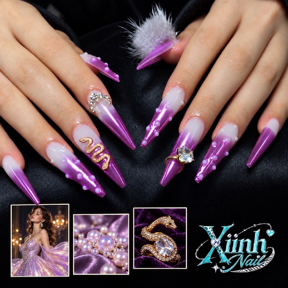 ネイル チークネイル 桜ネイル 長さ出し フットネイル ジェルネイル ハンドネイル XIINHNAIL 船橋店　馬詰ちゃんのネイルデザイン