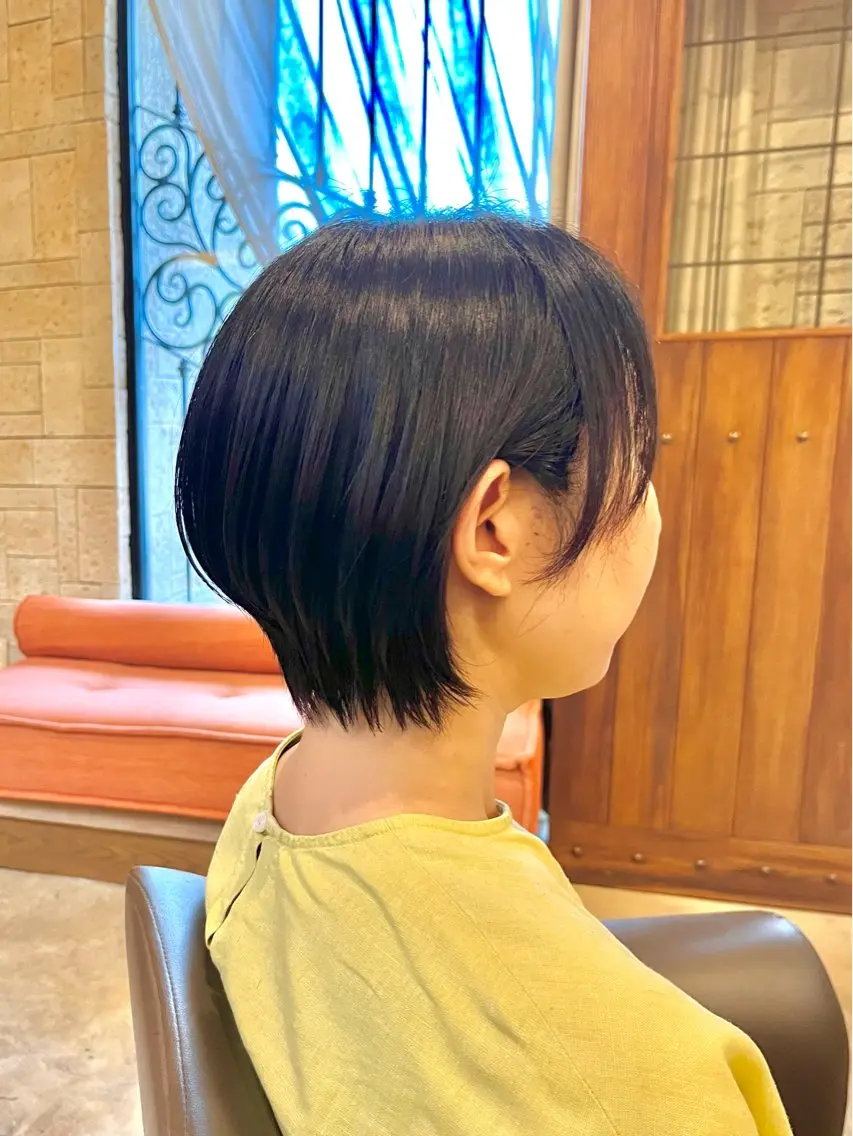 ショート くびれヘア ショートヘア カット 髪質改善 / 縮毛 矯正 /井内亮次のヘアスタイル