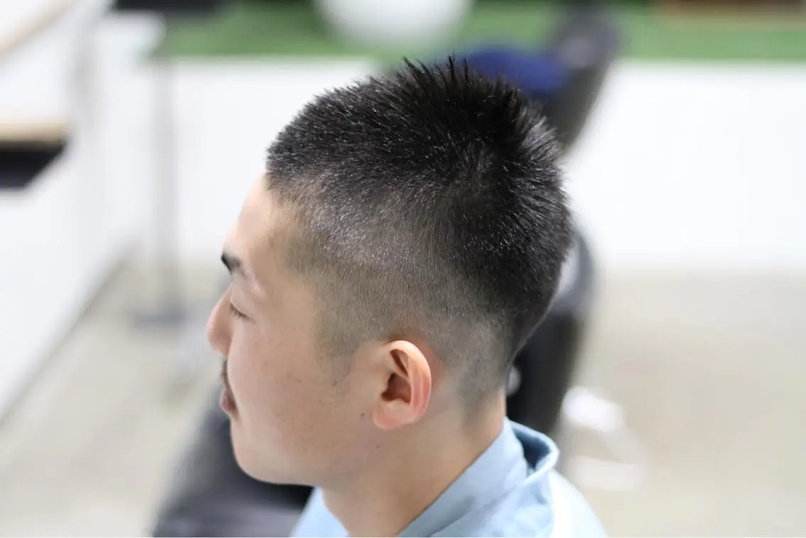 メンズ フェードカット スキンフェード メンズベリーショート 矢島 真樹のヘアスタイル