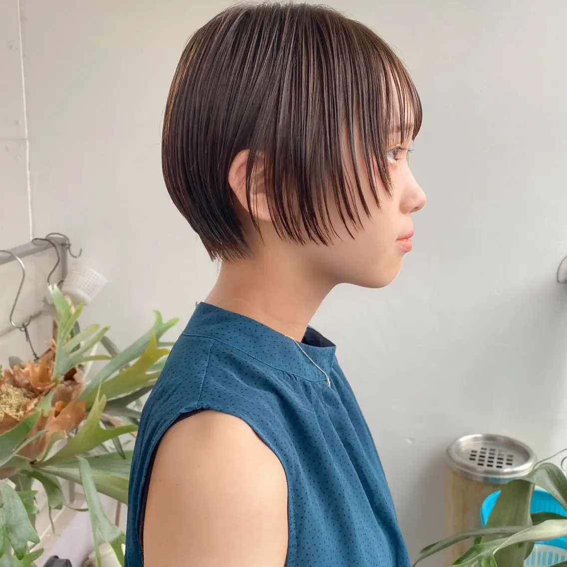 ショート カラー 中屋恵美⁑透明感 カラー⁑ナチュラルのヘアスタイル